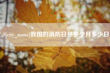 固始我国的消防日是多少月多少日