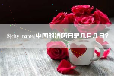 固始中国的消防日是几月几日？