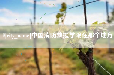 固始中国消防救援学院在那个地方