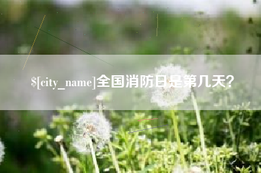 固始全国消防日是第几天？