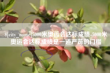 固始5000米奥运会达标成绩-5000米奥运会达标成绩是一道严苛的门槛