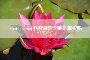 固始中国消防学院是军校吗