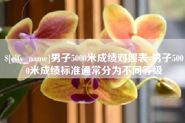 固始男子5000米成绩对照表-男子5000米成绩标准通常分为不同等级