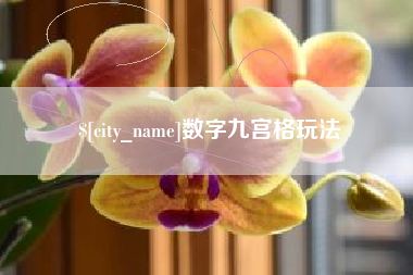 固始数字九宫格玩法