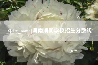 固始河南消防学校招生分数线
