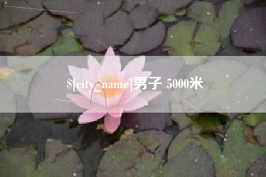 固始男子 5000米