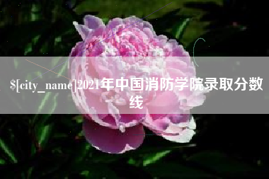 固始2021年中国消防学院录取分数线