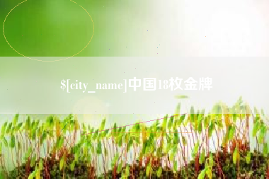 固始中国18枚金牌