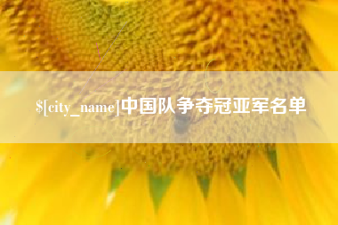 固始中国队争夺冠亚军名单