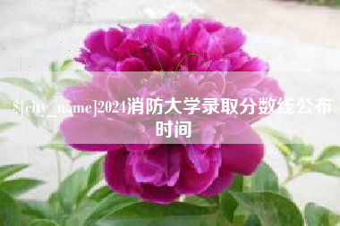 固始2024消防大学录取分数线公布时间