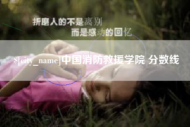 固始中国消防救援学院 分数线