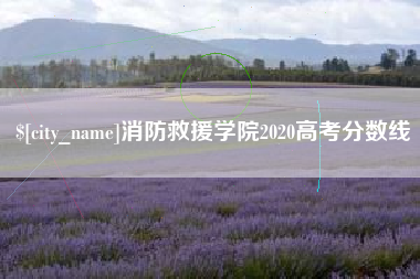 固始消防救援学院2020高考分数线