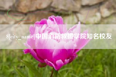 固始中国消防救援学院知名校友