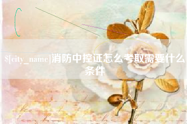 固始消防中控证怎么考取需要什么条件