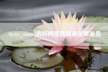 固始消防网络直播课在哪里看