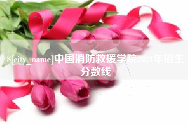 固始中国消防救援学院2021年招生分数线