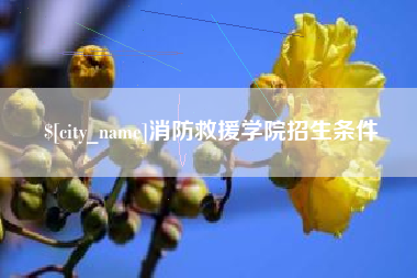 固始消防救援学院招生条件