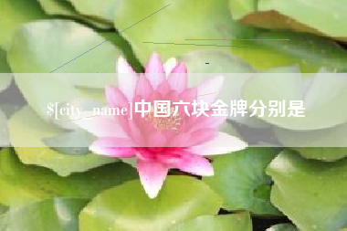 固始中国六块金牌分别是